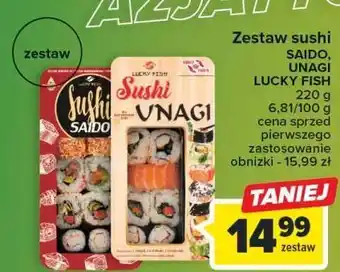 Carrefour Zestaw sushi saido lucky fish oferta