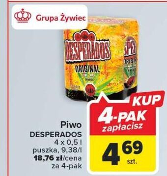 Carrefour Piwo desperados oferta