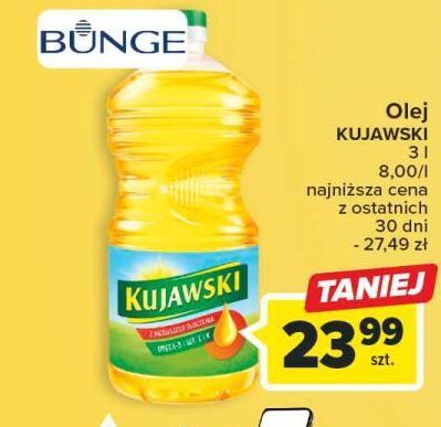 Carrefour Olej rzepakowy kujawski oferta