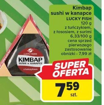Carrefour Kimbap z surimi lucky fish oferta