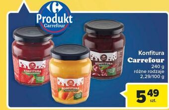 Carrefour Konfitura truskawkowa carrefour oferta