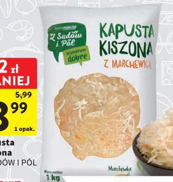 Intermarche KAPUSTA KISZONA Z Sadow i Pól 1kg oferta