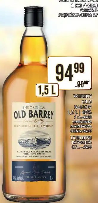 Dino Whiskey old barrey oferta