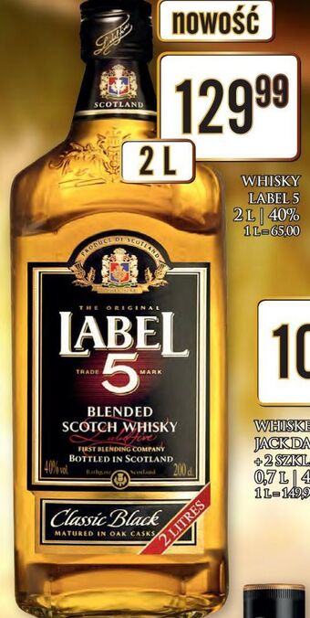 Dino Whisky label 5 oferta