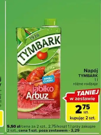 Carrefour Express Napój jabłko-arbuz tymbark 1936 oferta