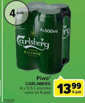 Carrefour Express Piwo carlsberg export premium pilsner oferta