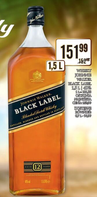 Dino Whisky johnnie walker black label oferta