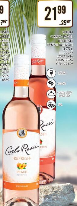 Dino Wino carlo rossi refresh strawberry oferta