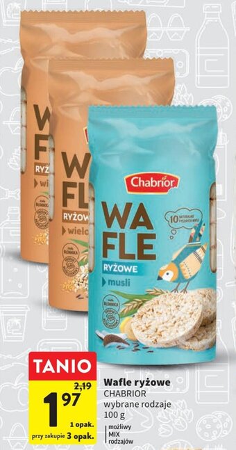 Intermarche Wafle ryżowe CHABRIOR 100 g oferta