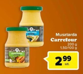 Carrefour Musztarda Carrefour 200 g oferta