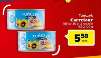 Carrefour Tuńczyk Carrefour 185 g/130 g oferta