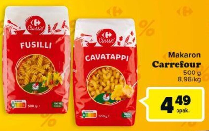 Carrefour Makaron Carrefour 500g oferta
