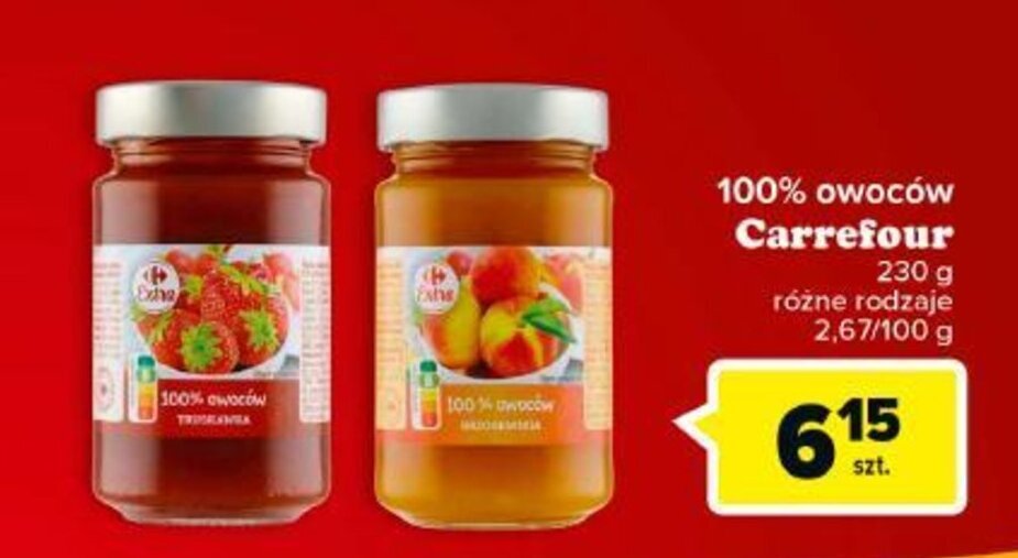 Carrefour 100% owoców Carrefour 230 g oferta
