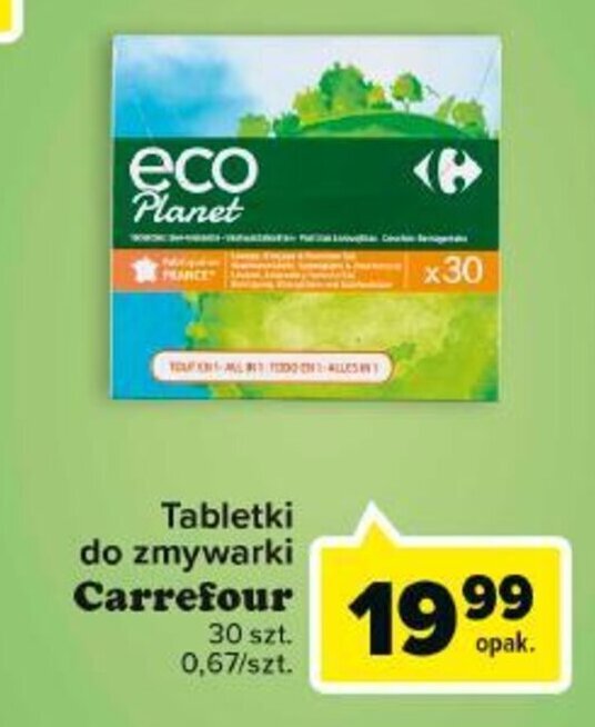 Carrefour Tabletki do zmywarki Carrefour 30szt. oferta