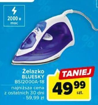 Carrefour Żelazko BLUESKY BS12000A-18 oferta