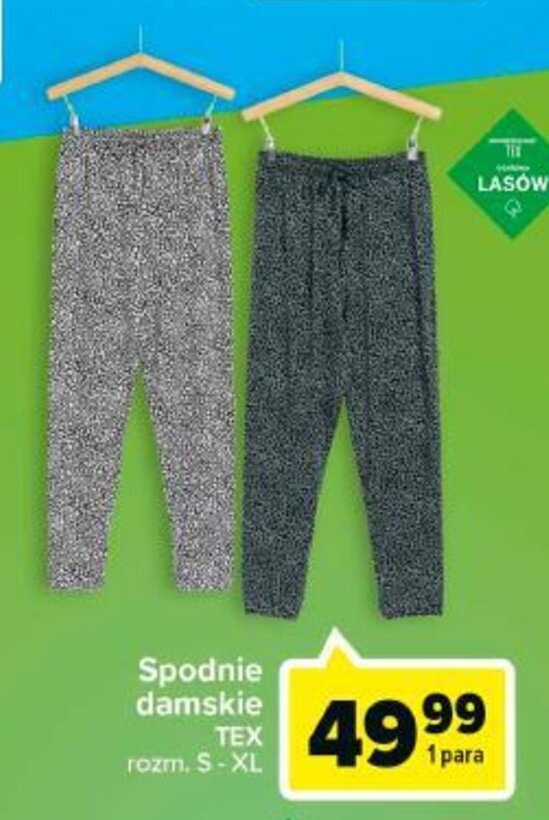 Carrefour Spodnie damskie TEX oferta
