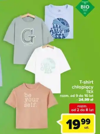 Carrefour T-shirt chłopięcy TEX oferta