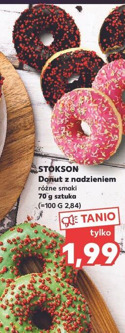 Kaufland Donut z nadzieniem stokson oferta