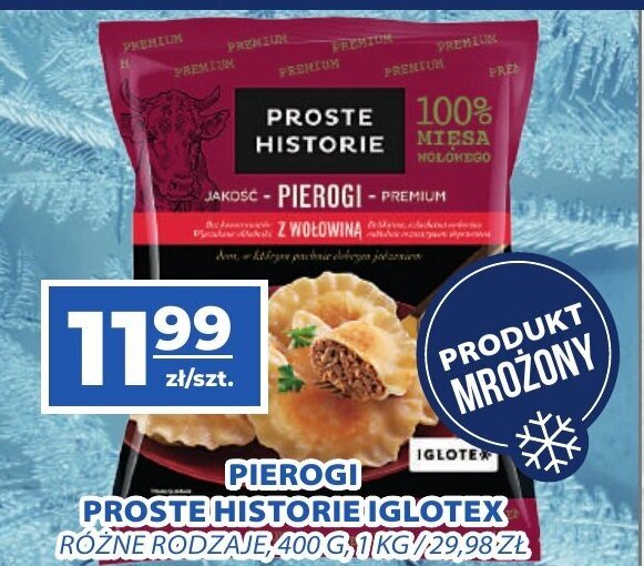 Top Market PIEROGI PROSTE HISTORIE IGLOTEX 400g oferta