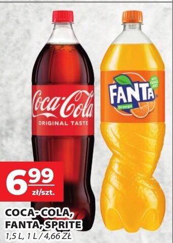 Top Market COCA-COLA, FANTA, SPRITE 1,5 L oferta