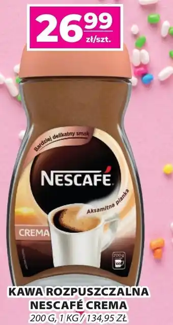 Top Market KAWA ROZPUSZCZALNA NESCAFÉ CREMA 200 G oferta