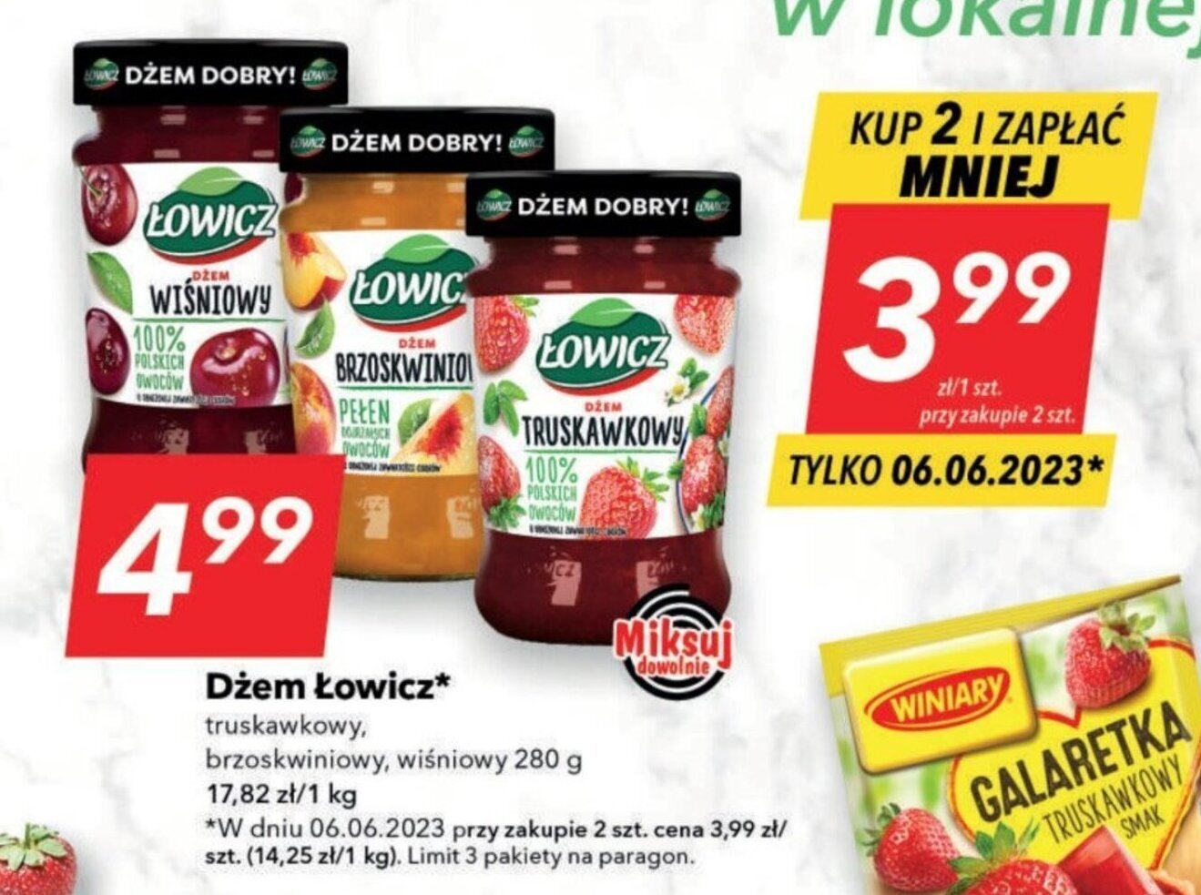 Lewiatan Dżem Łowicz 280g oferta
