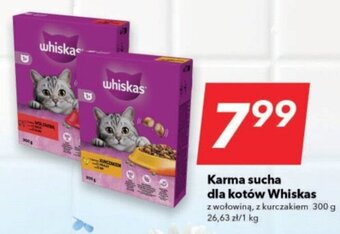 Lewiatan Karma sucha dla kotów Whiskas 300g oferta