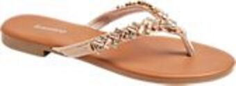 Deichmann Różowe klapki damskie graceland typu japonki oferta