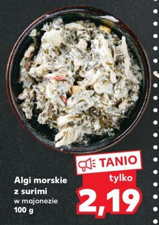 Kaufland Algi morskie z surimi w majonezie 100g oferta