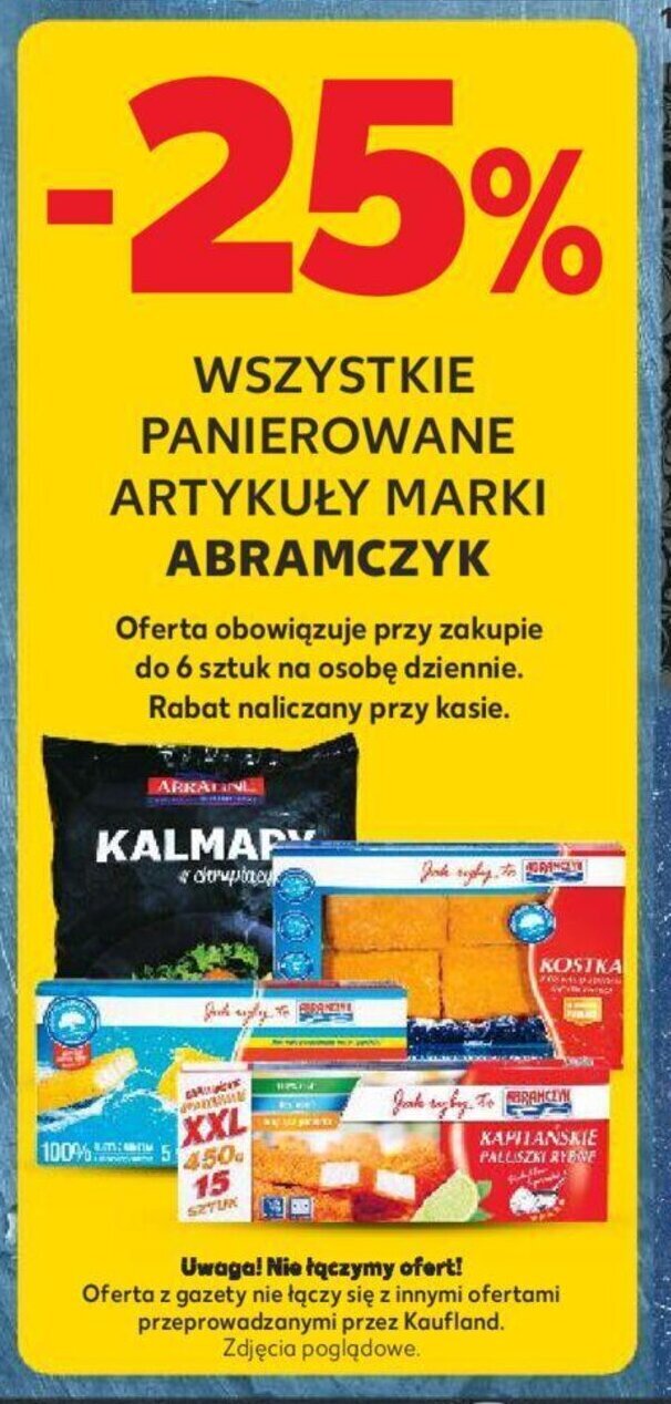 Kaufland Abramczyk Wszystkie panierowane artykuły oferta