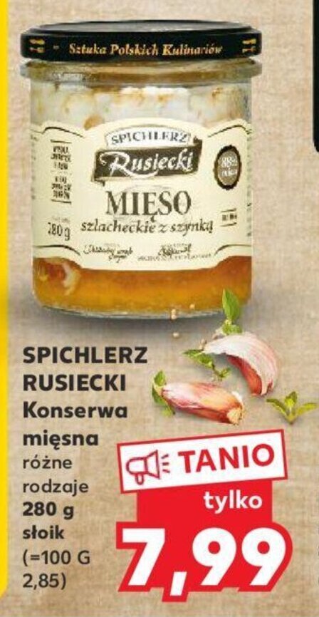 Kaufland SPICHLERZ Rusiecki Konserwa mięsna 280g oferta