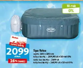 Auchan Jacuzzi lay-z-spa ibiza 180 x 132 66 cm bestway oferta