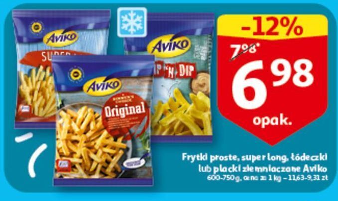 Auchan Frytki aviko grip'n'dip oferta