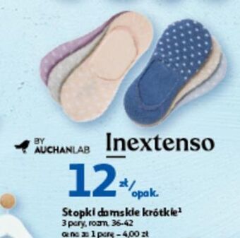 Auchan Stopki damskie inextenso by auchan oferta