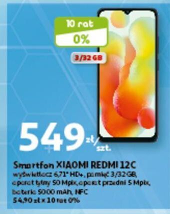 Auchan Smartfon redmi 12c xiaomi oferta