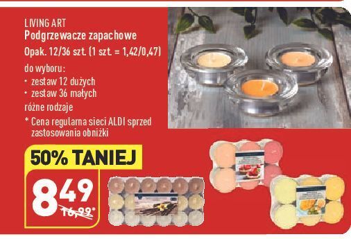 ALDI Podgrzewacze zapachowe living art oferta
