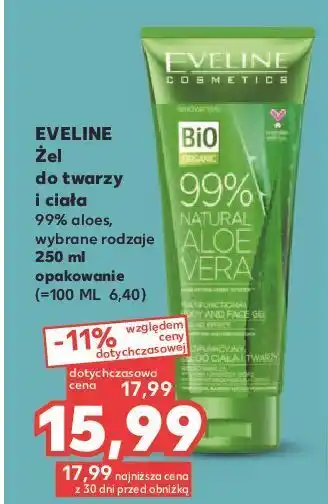 Kaufland Żel do twarzy i ciała aloesowy wielofunkcyjny eveline cosmetics oferta