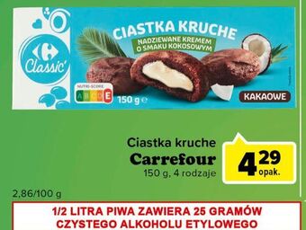 Globi Ciastka kruche z kremem kokosowym carrefour classic oferta