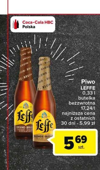 Carrefour Piwo leffe blonde oferta