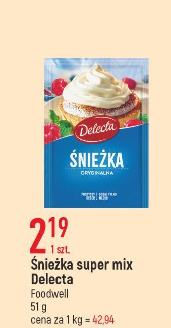 E.Leclerc Śnieżka oryginalna delecta oferta