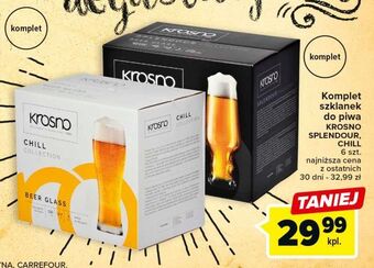Carrefour Szklanki do piwa chill krosno s.a. oferta