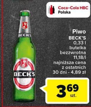 Carrefour Piwo beck's imported oferta