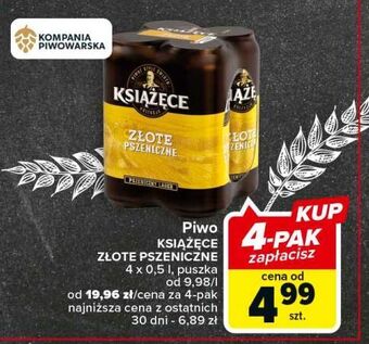 Carrefour Piwo książęce złote pszeniczne oferta