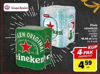 Carrefour Piwo heineken silver oferta