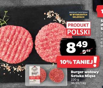Netto Burger wołowy sztuka mięsa oferta