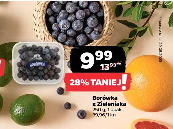 Netto Borówka z zieleniaka oferta