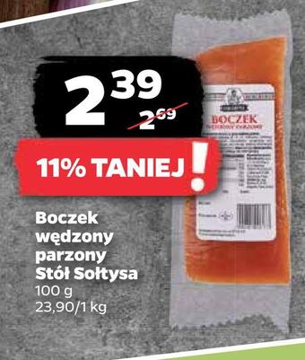 Netto Boczek wędzony parzony stół sołtysa oferta