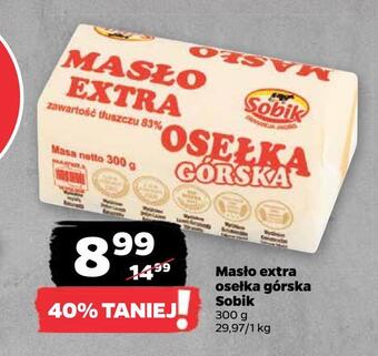 Netto Masło extra osełka górska sobik oferta
