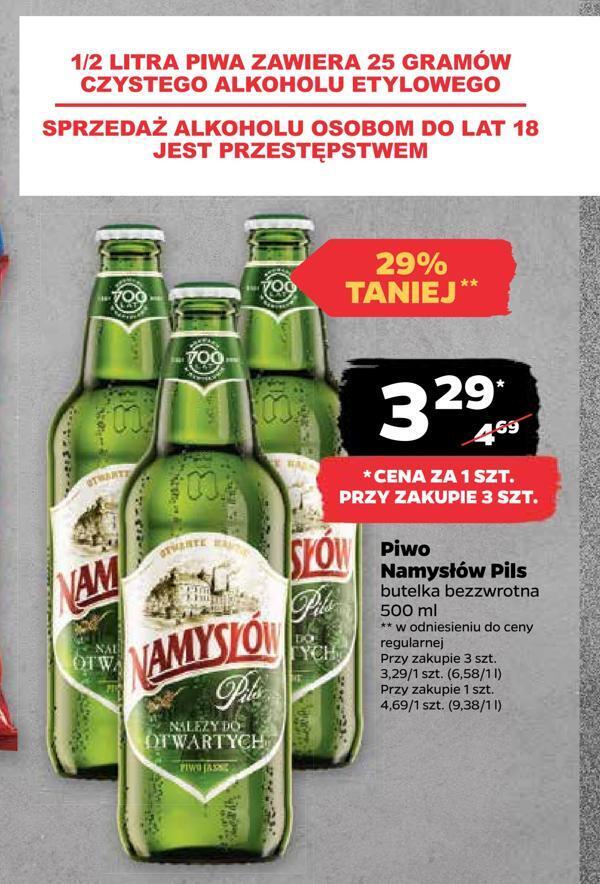 Netto Piwo namysłów pils oferta