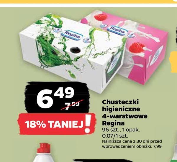 Netto Chusteczki higieniczne 4-warstwowe regina oferta